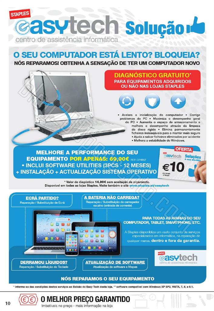 Antevisão Folheto STAPLES promoções de 5 a 17 m