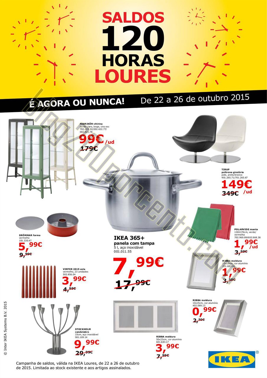 Antevisão 120 horas de saldos IKEA Loures de 22 a