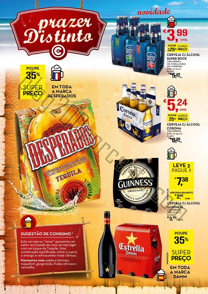 Novo Folheto CONTINENTE Cervejas e Mariscos até 2