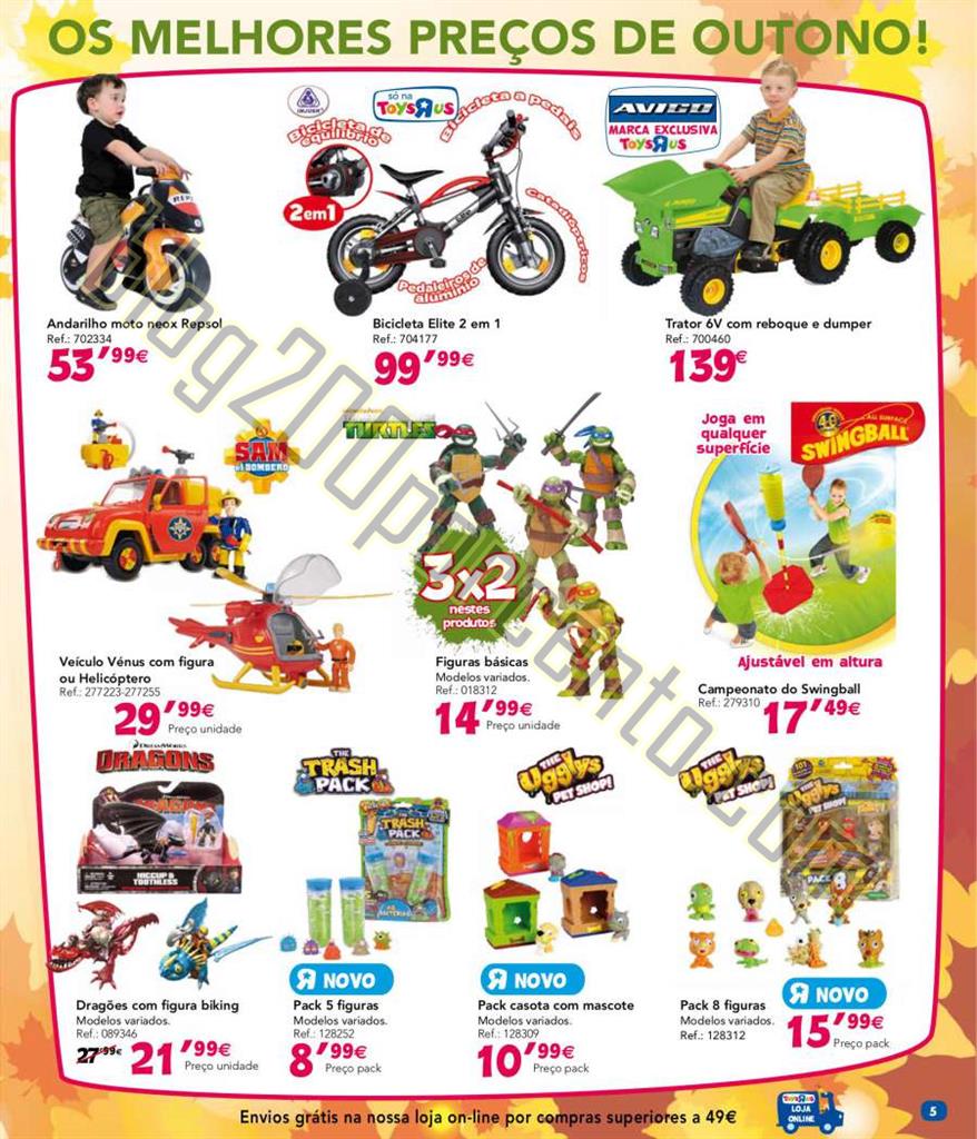 Novo Folheto TOYSRUS Promoções de 17 setembro a 