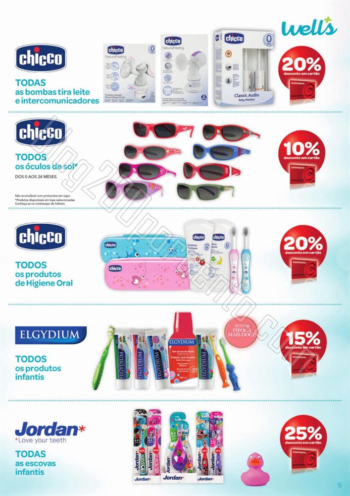 Antevisão Folheto WELLS Bebé de 20 janeiro a 15 