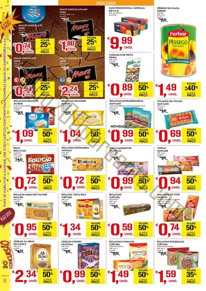 Antevisão Folheto CONTINENTE Promoções de 16 a 