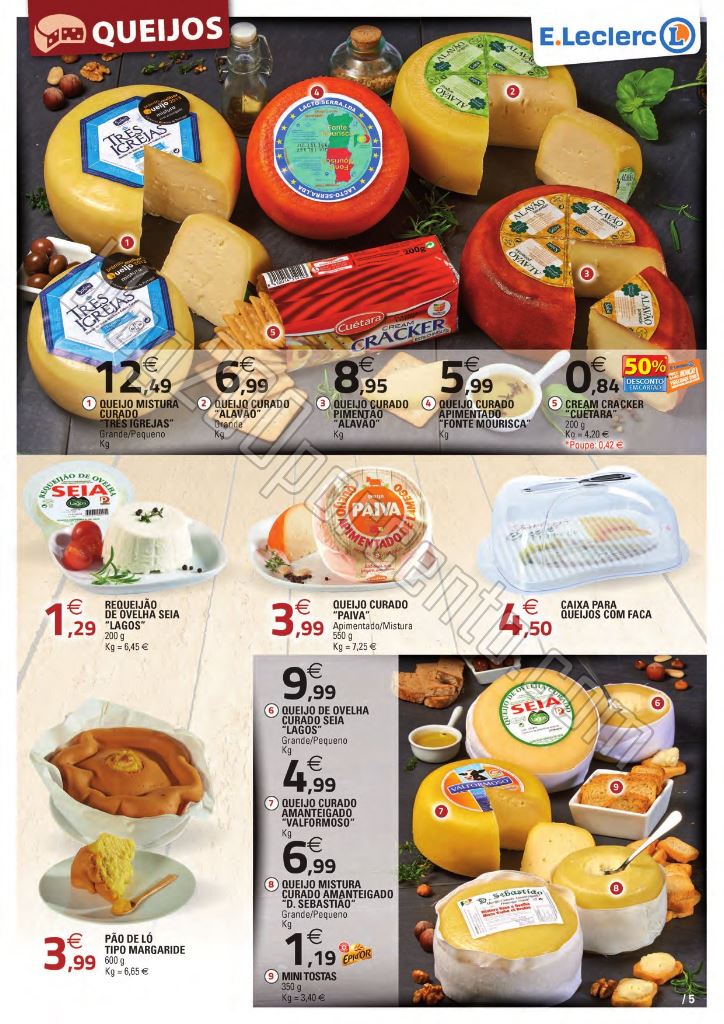 Antevisão Folheto E-LECLERC promoções de 3 a 9 