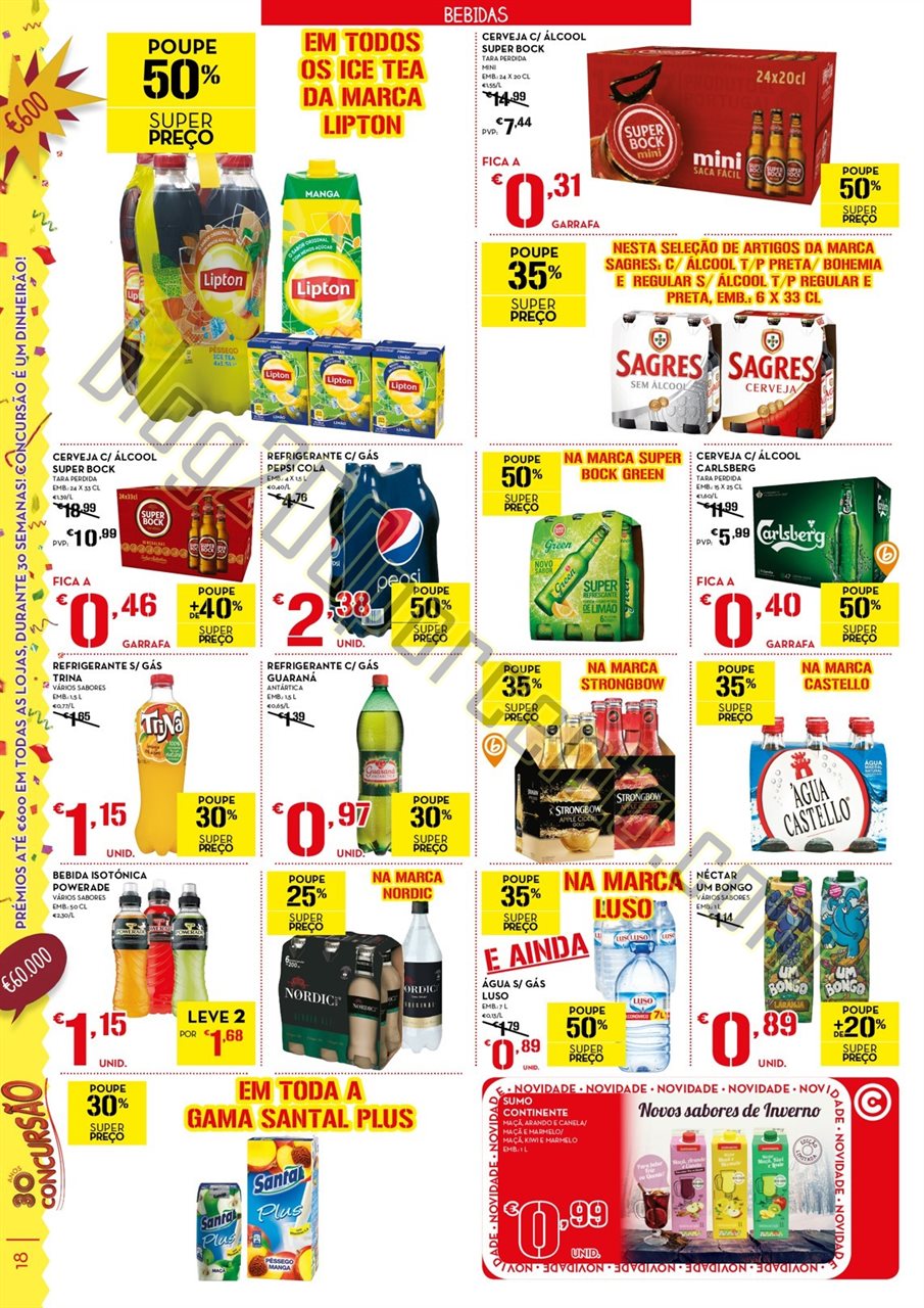 Antevisão folheto CONTINENTE promoções de 3 a 9