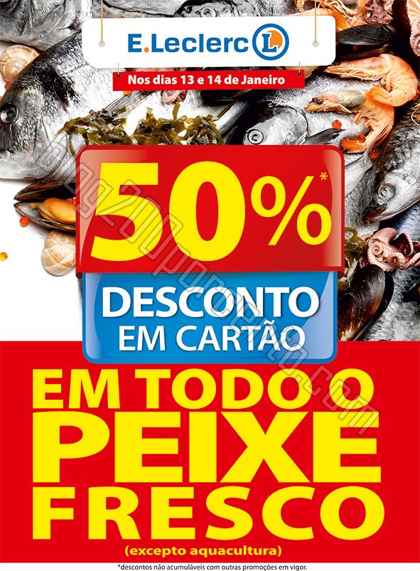 Promoções E-LECLERC Chaves dias 13 e 14 janeiro 