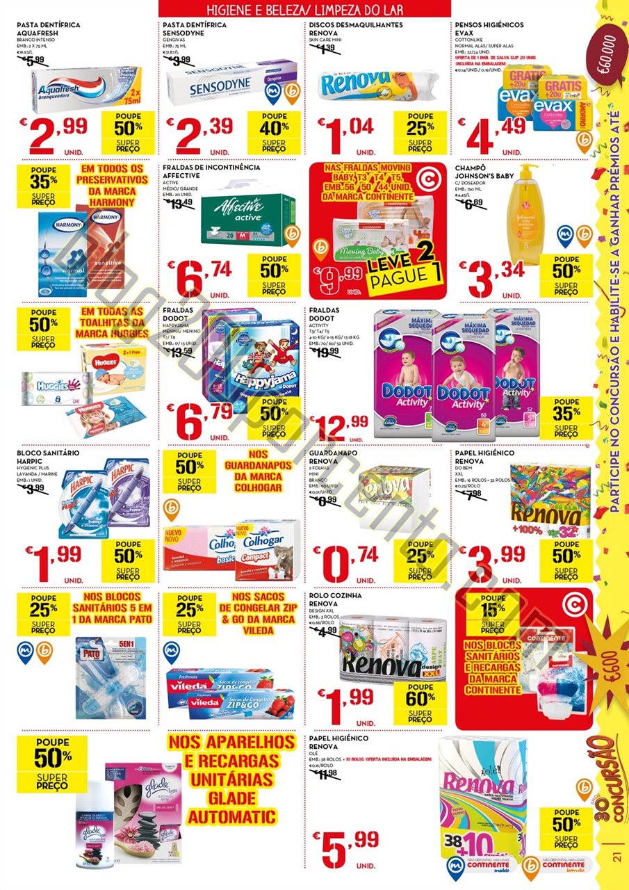 Antevisão folheto CONTINENTE promoções de 3 a 9
