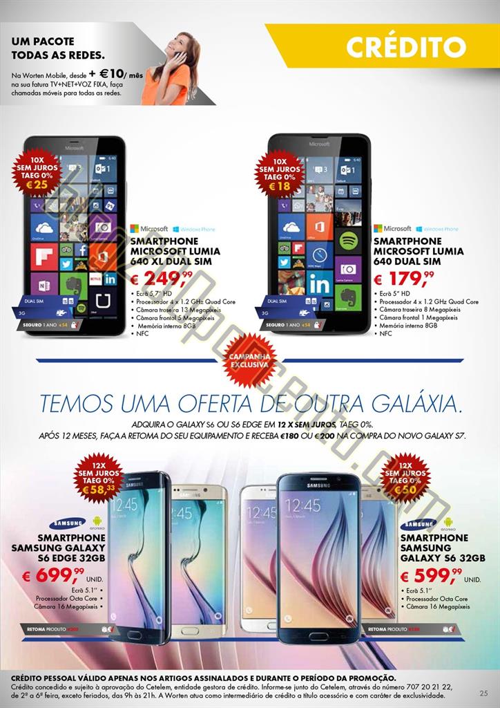 Novo Folheto WORTEN MOBILE Promoções até 2 sete