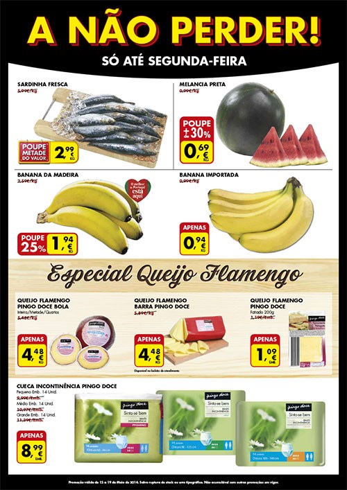 Folheto | PINGO DOCE | A Não Perder de 15 a 19 maio