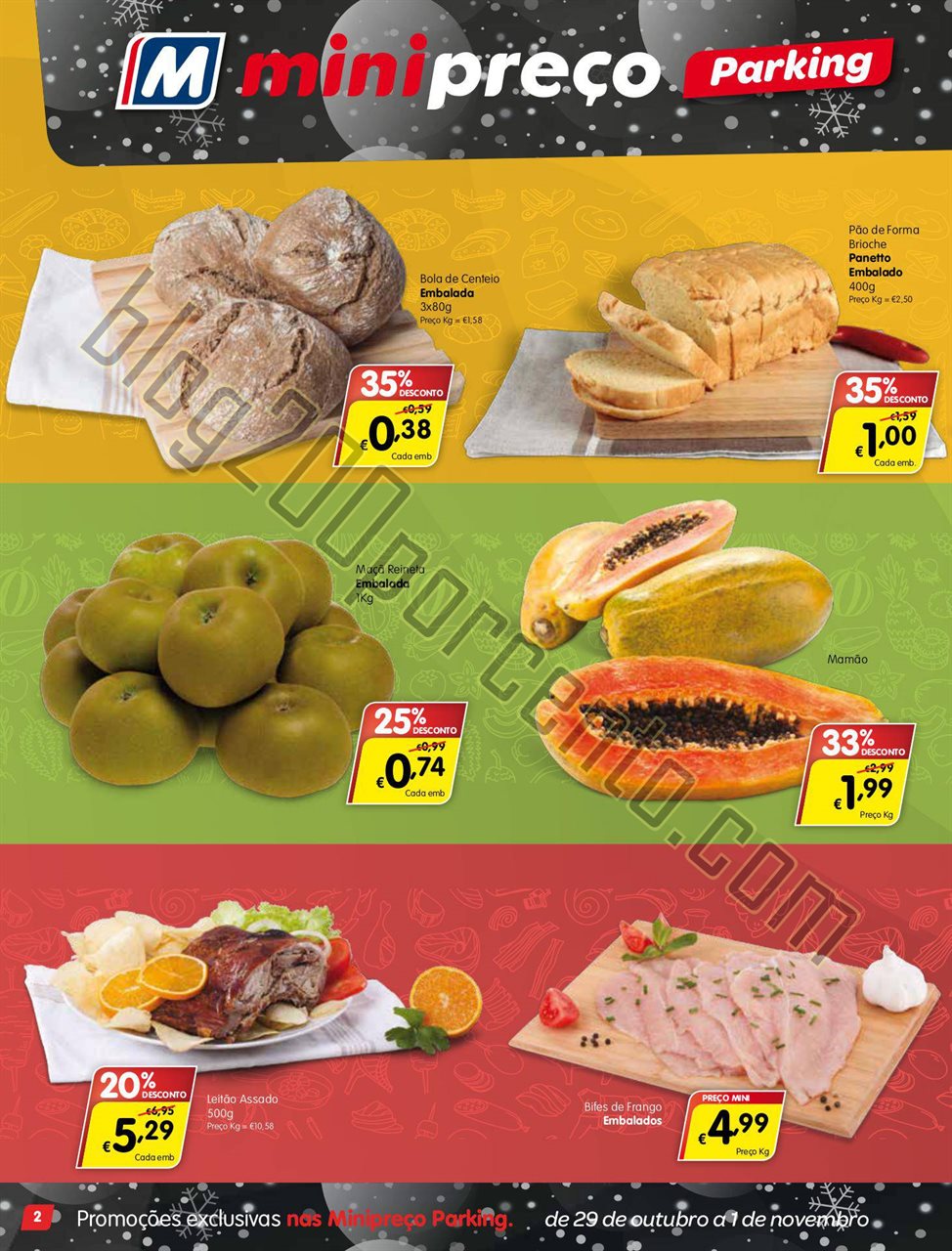 Antevisão Folheto MINIPREÇO Parking de 29 outubr