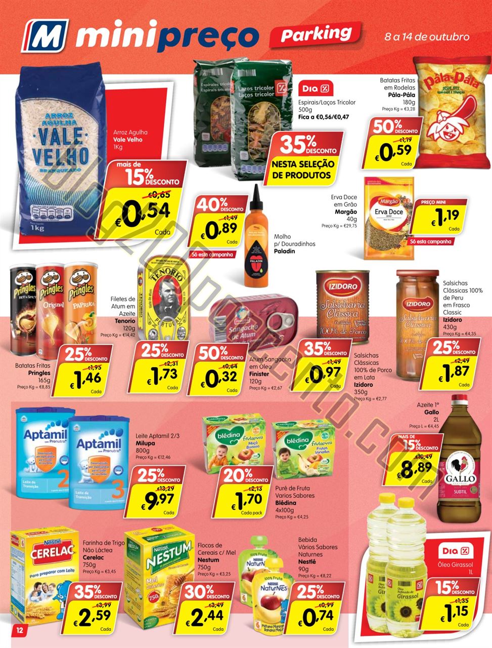 Antevisão Folheto MINIPREÇO Parking de 8 a 14 ou