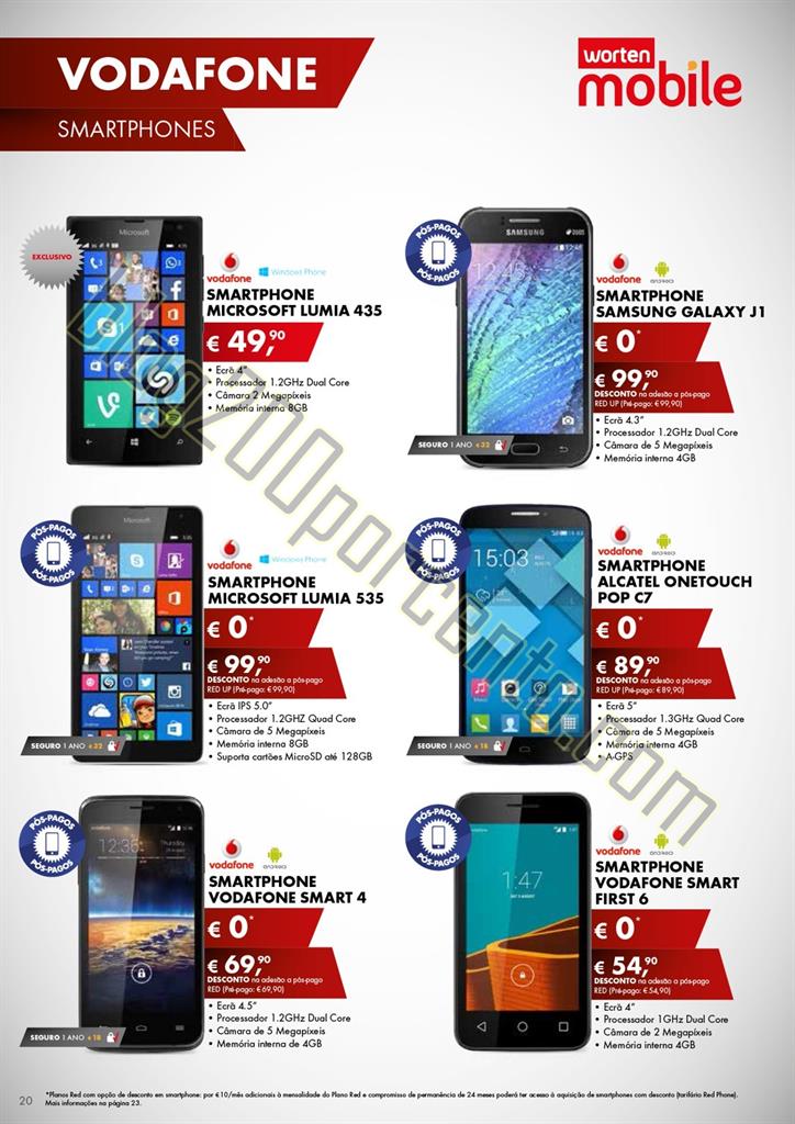 Novo Folheto WORTEN MOBILE Promoções até 2 sete