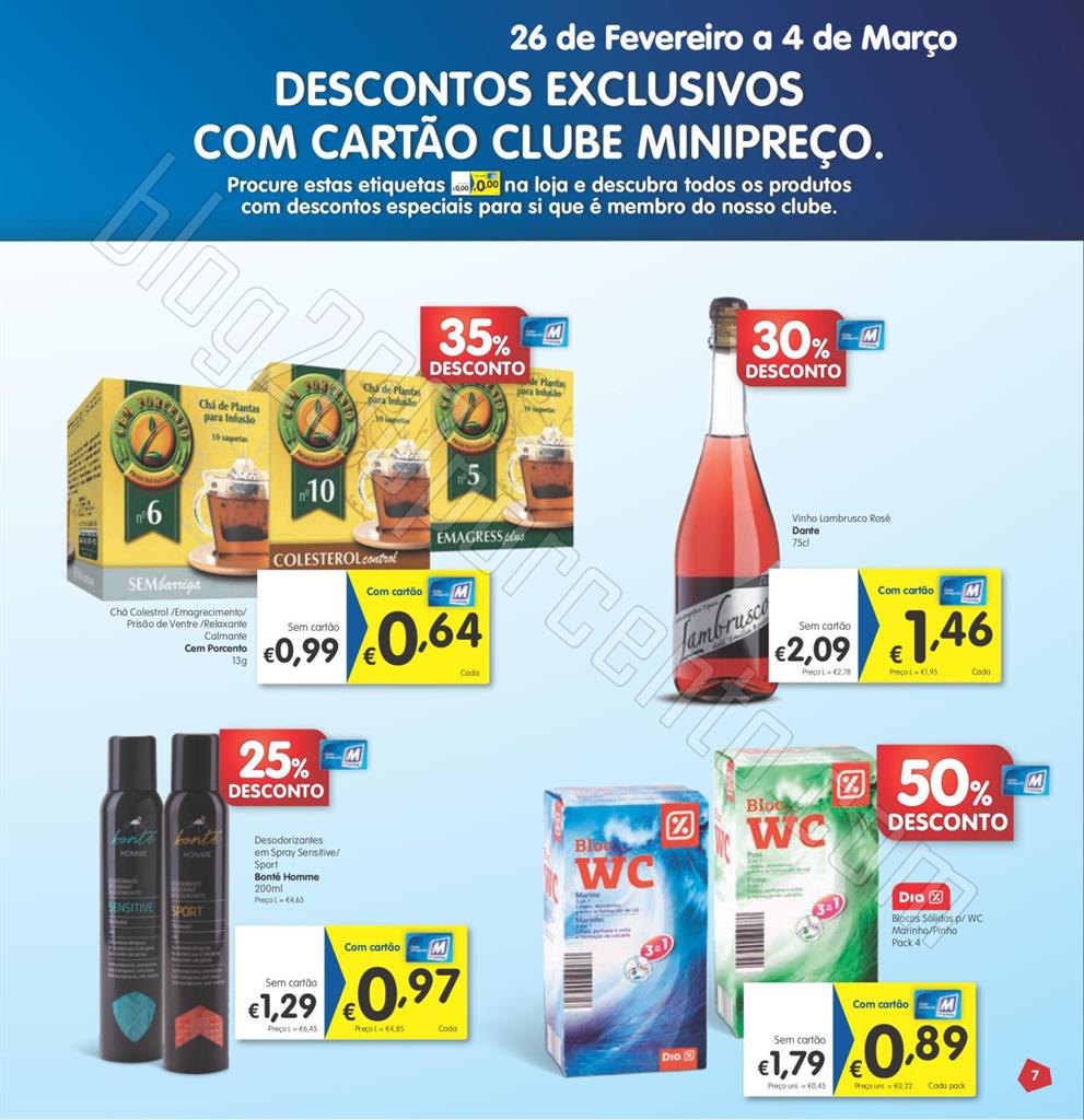 Antevisão Folheto MINIPREÇO de 26 fevereiro a 4 