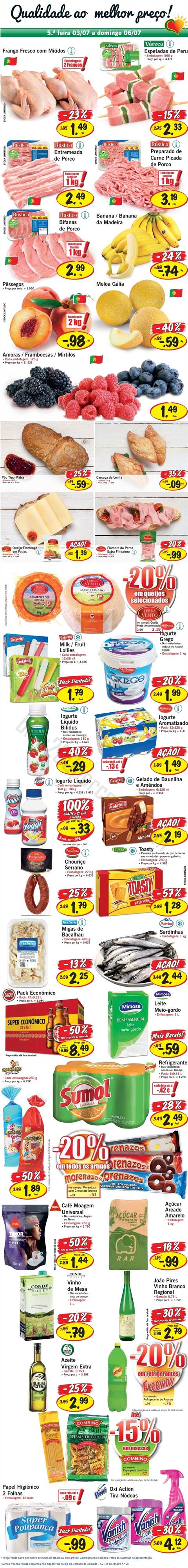 Antevisão Promorções LIDL de 3 a 6 julho - quinta a domingo
