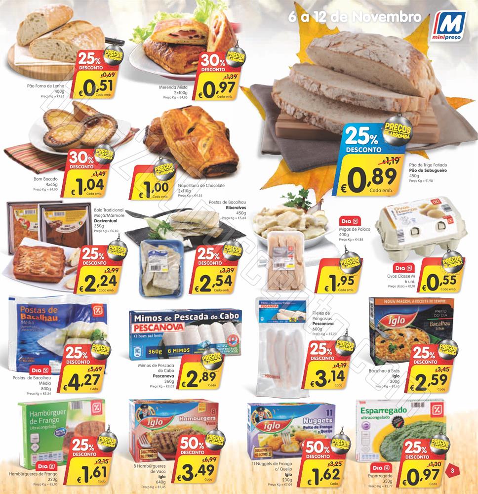 Antevisão Folheto MINIPREÇO de 6 a 12 novembro -