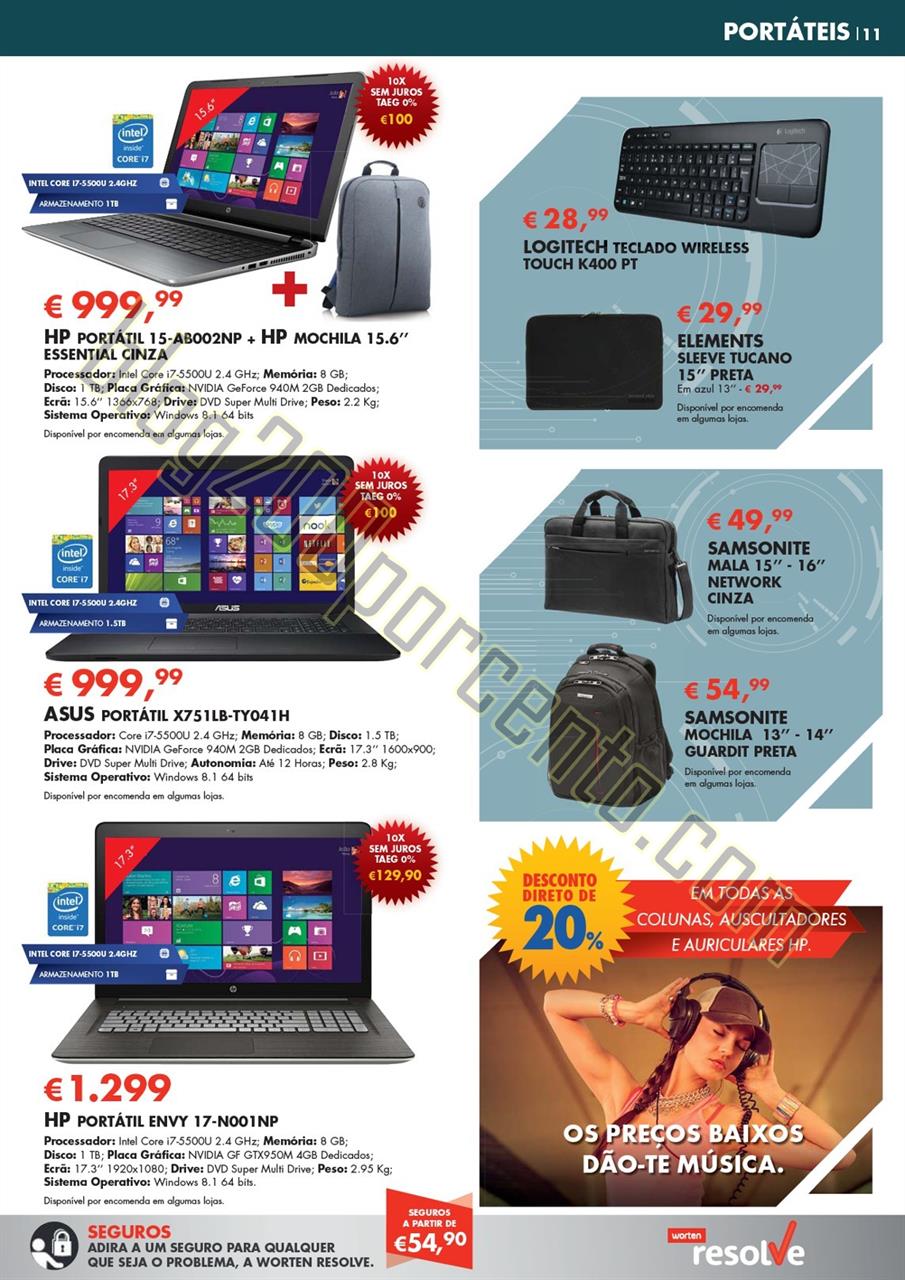 Novo Folheto WORTEN Tecnologia Promoções até 20