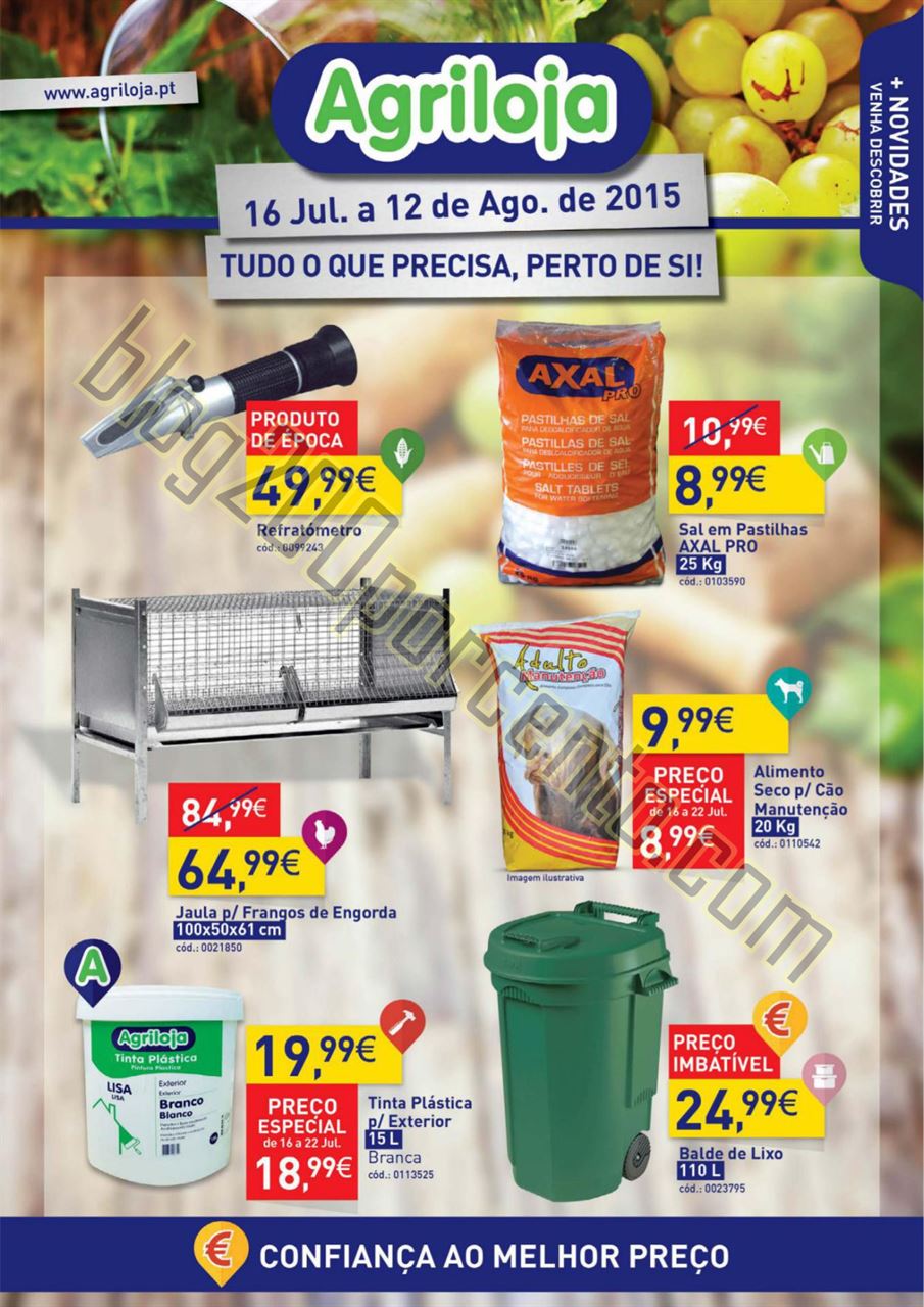 Antevisão Folheto AGRILOJA Promoções de 16 julh