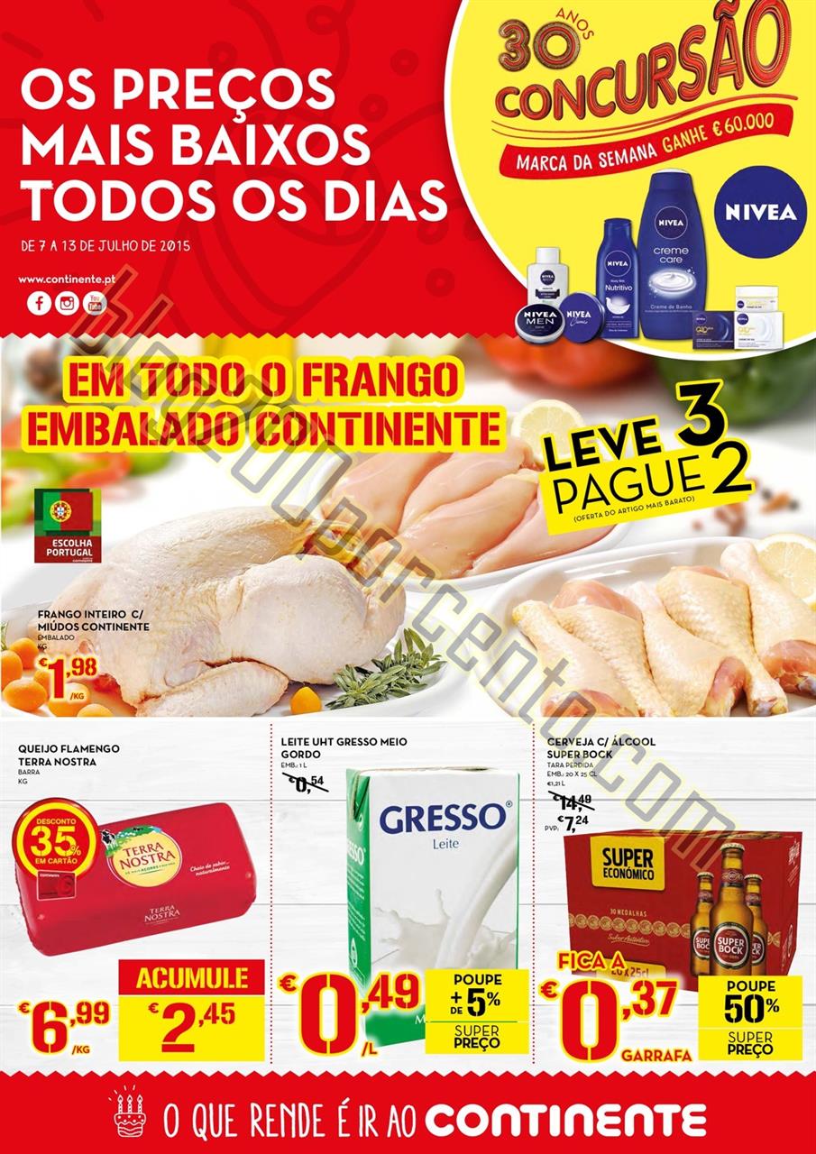 Antevisão Folheto CONTINENTE Promoções de 7 a 1