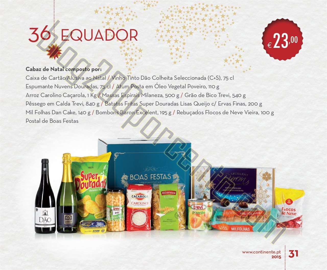 Folheto Natal CONTINENTE Cabazes Natal até 13 dez