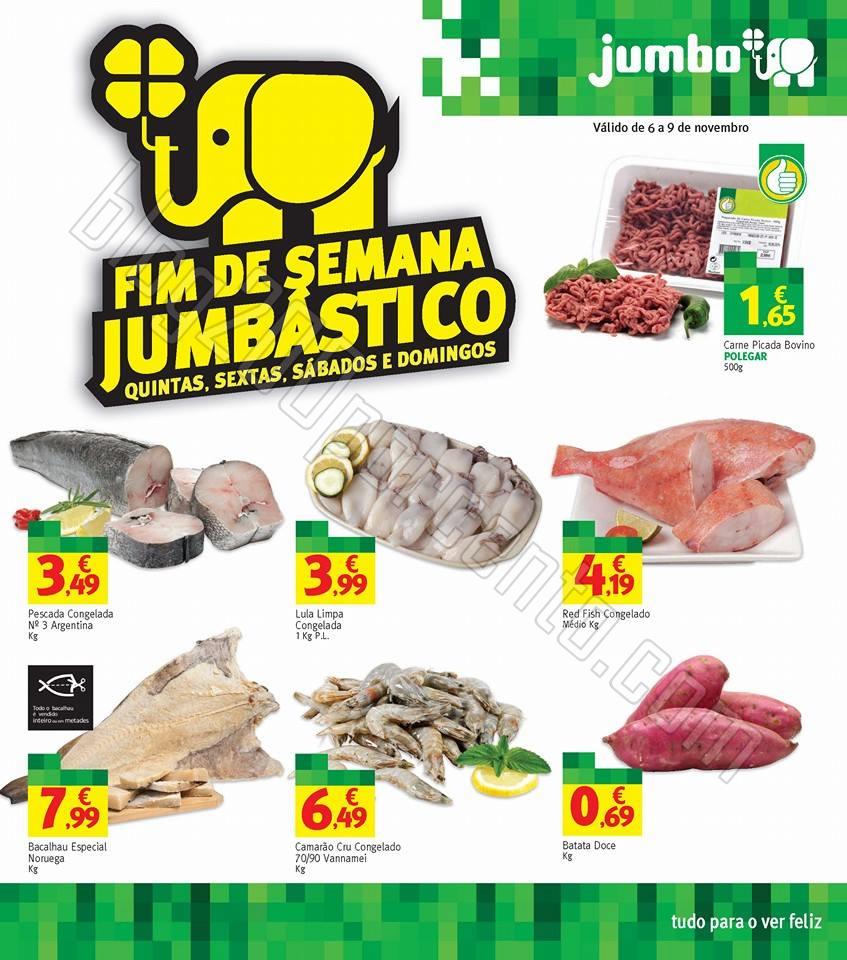 Antevisão Folheto JUMBO Fim de semana de 6 a 9 no