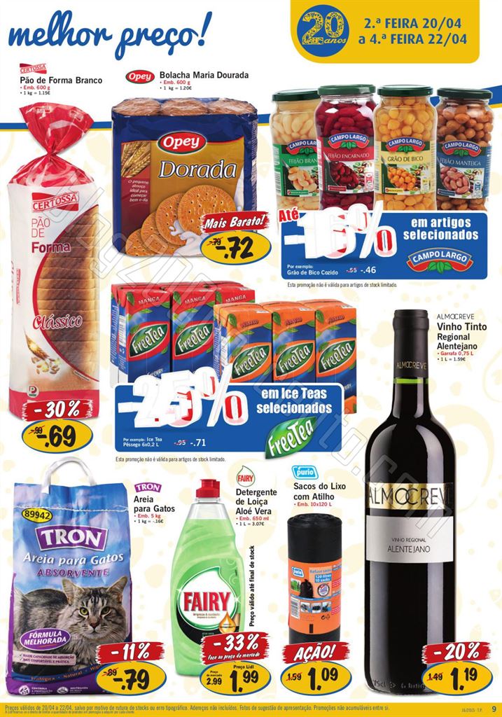 Antevisão Folheto LIDL Promoções de 16 a 22 abr