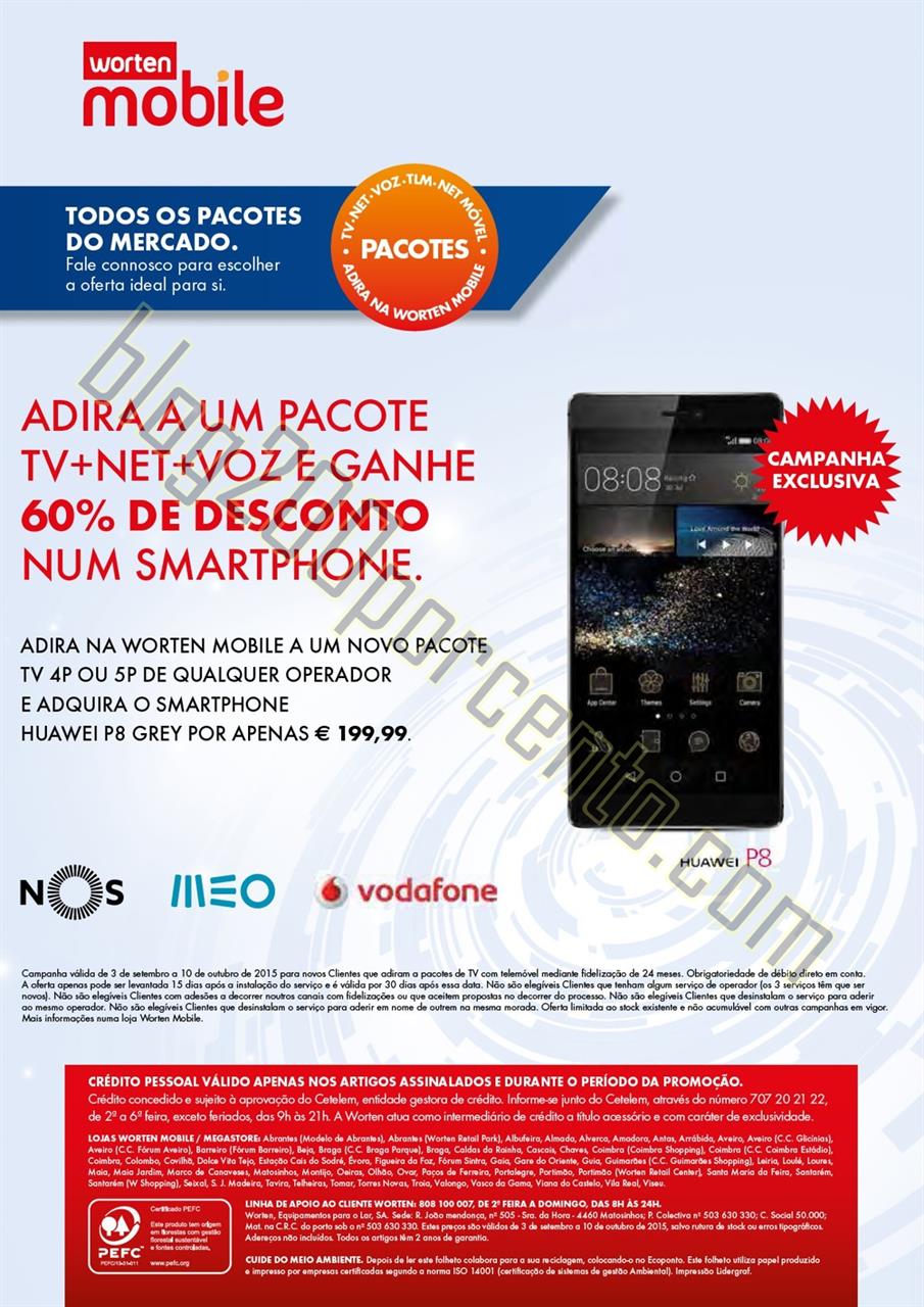 Antevisão Folheto WORTEN MOBILE de 3 setembro a 1