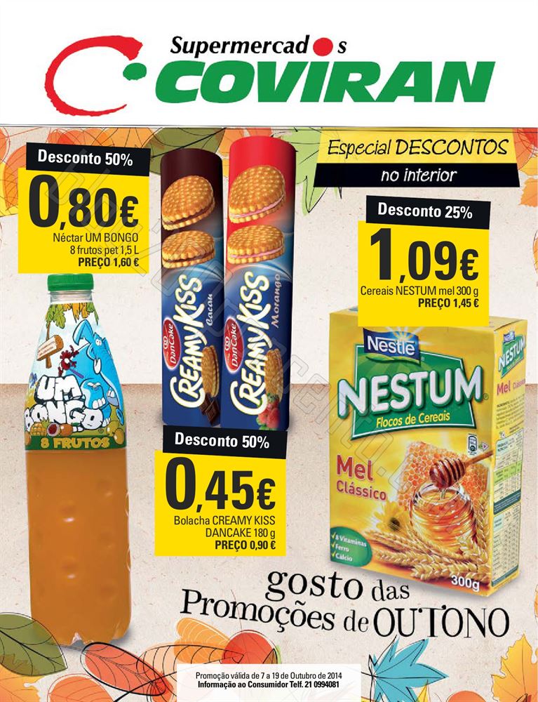 Novo folheto COVIRAN de 7 a 19 outubro