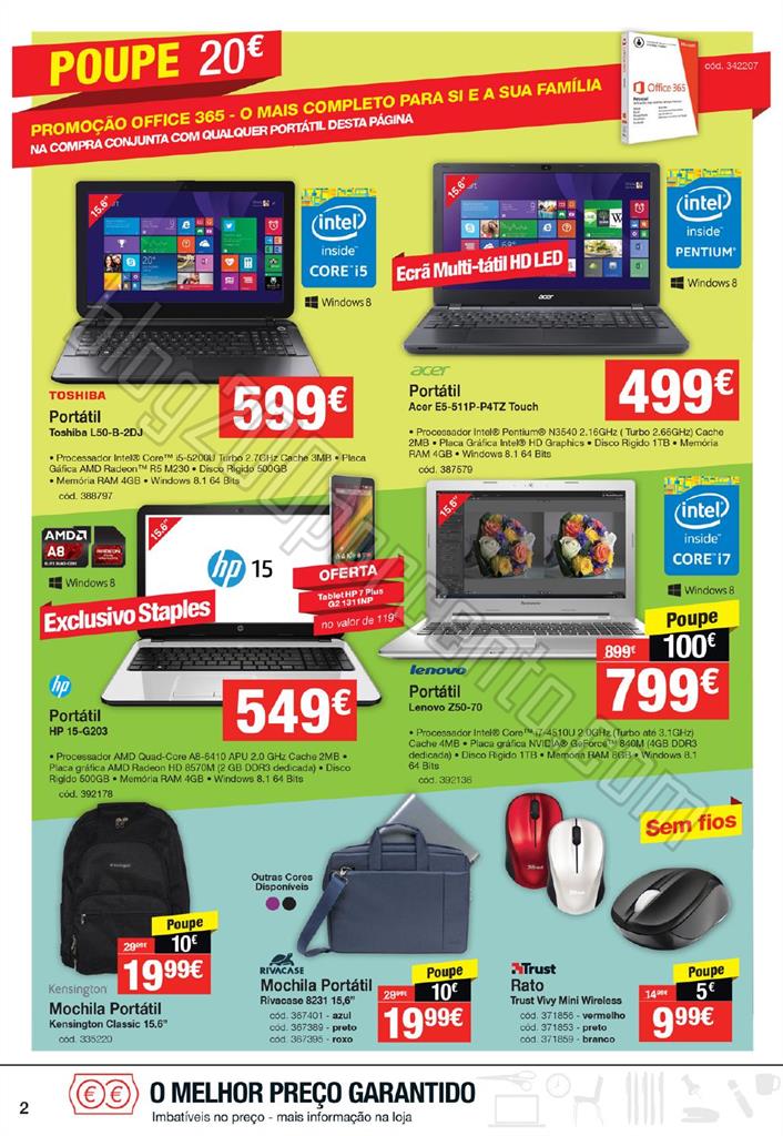 Antevisão Folheto STAPLES Primavera promoções d