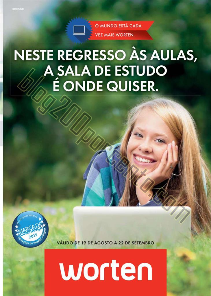 Novo Folheto WORTEN Regresso às aulas de 19 agost