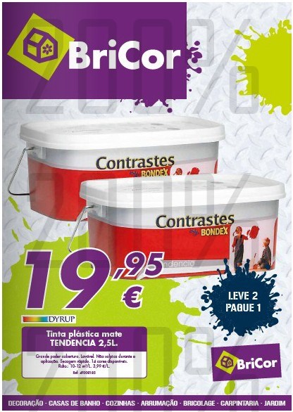 Antevisão folheto | BRICOR | de 28 março a 22 abril