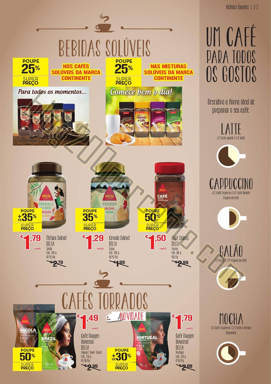 Antevisão Folheto CONTINENTE - MODELO Bebidas que