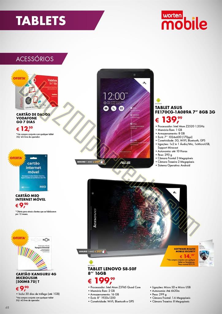 Novo folheto WORTEN Mobile Promoções de 4  junho