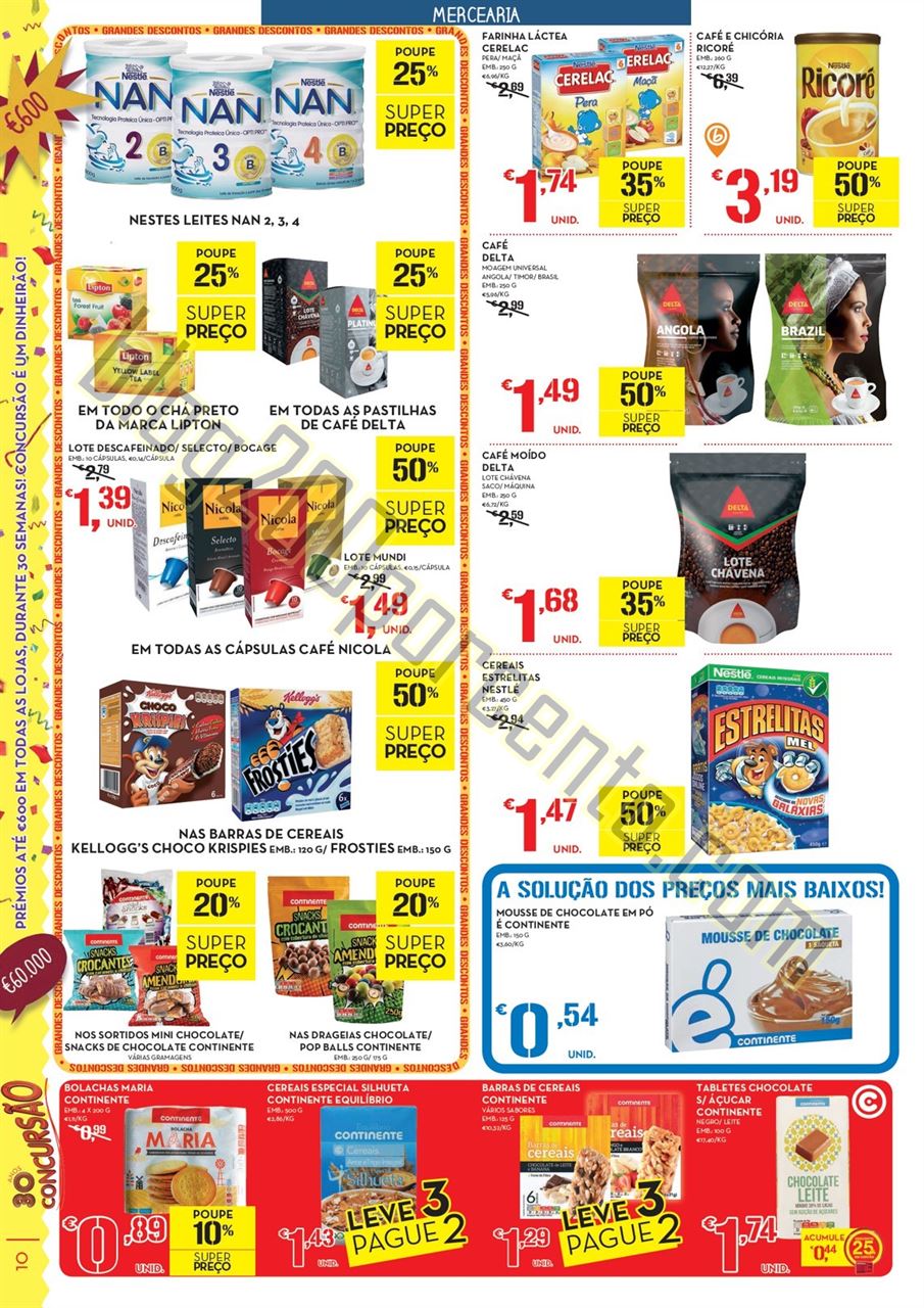 Antevisão folheto CONTINENTE promoções de 14 a 