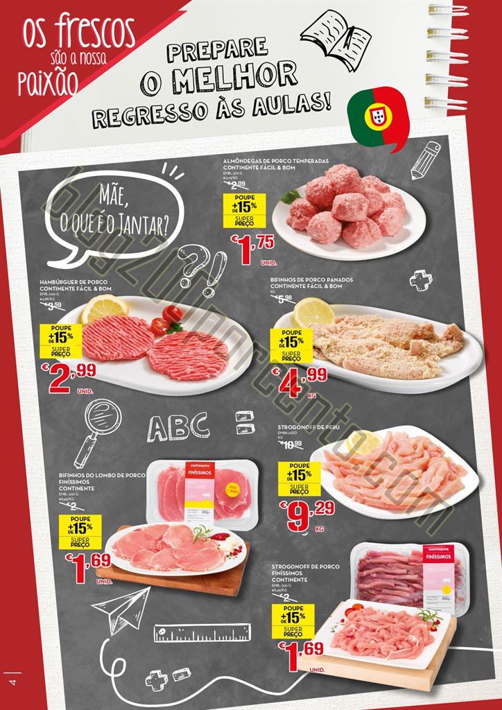Antevisão Folheto CONTINENTE Promoções de 8 a 1