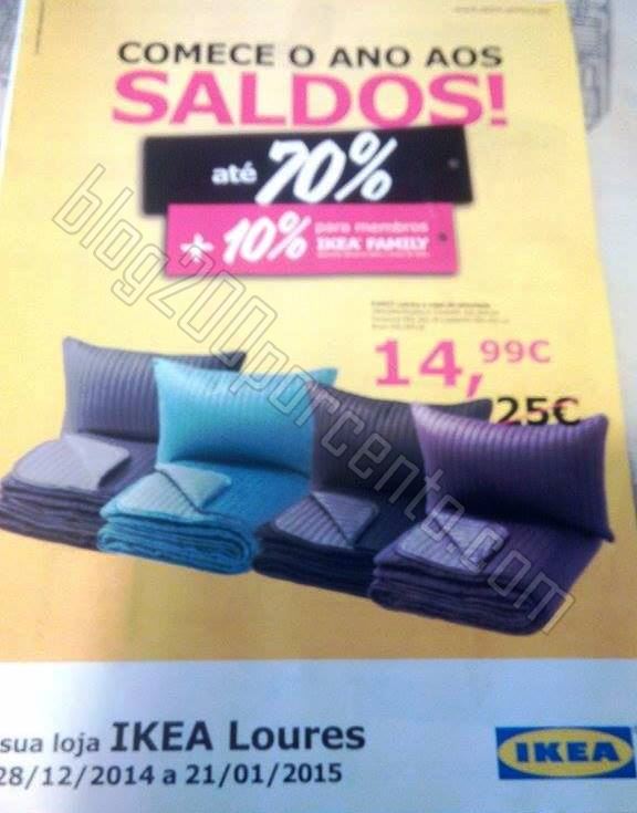 Antevisão Saldos IKEA até 70% desconto de 28 dez