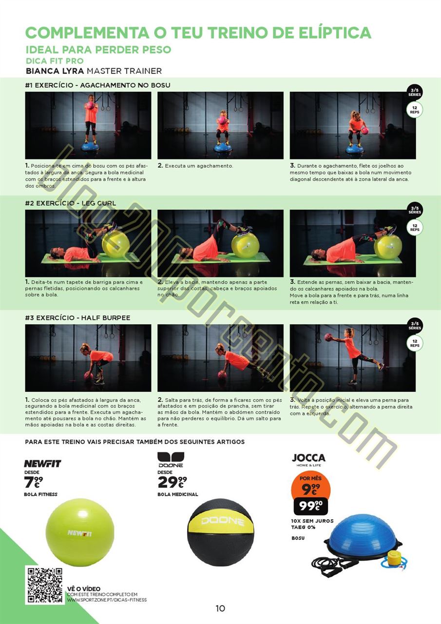 Antevisão Folheto SPORT ZONE Fitness de 8 outubro