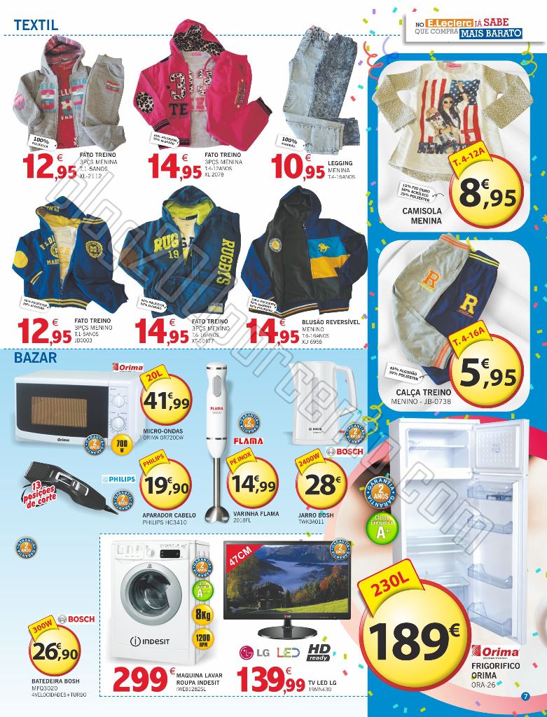 Antevisão Folheto E-LECLERC Lousada de 9 a 17 fev
