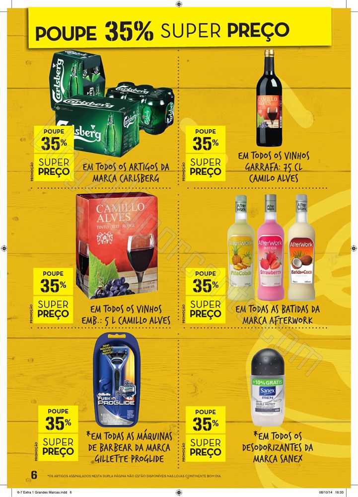 Novo folheto CONTINENTE Grandes Marcas com grandes