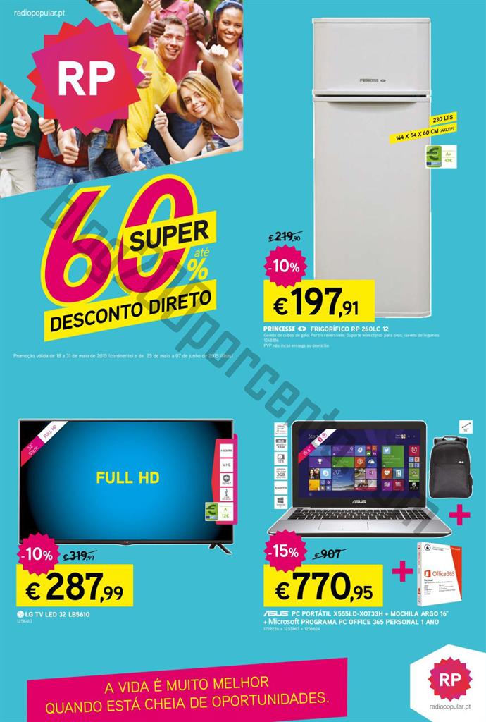 Antevisão Folheto RADIO POPULAR Promoções de 18