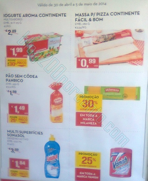 Avistamento | CONTINENTE | promoções até 5 maio