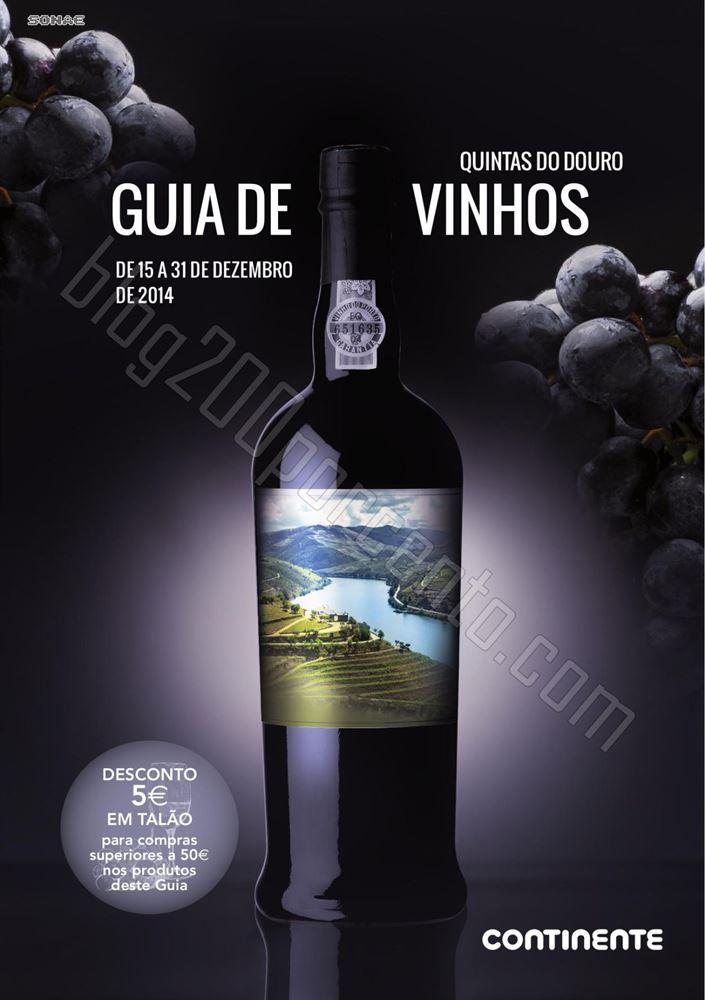 Novo Folheto CONTINENTE guia de vinhos até 31 dez