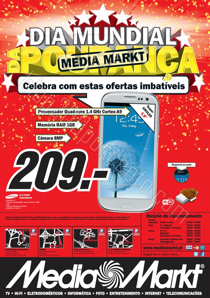 Antevisão Folheto MEDIA MARKT Norte de 30 outubro