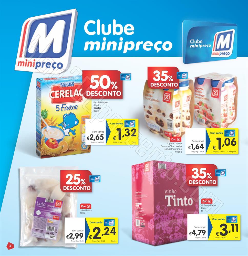 Antevisão Folheto MINIPREÇO de 6 a 12 novembro -