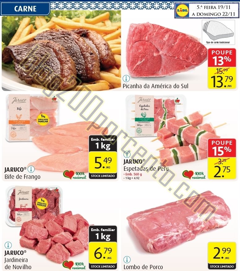 Antevisão Folheto LIDL Promoções de 19 a 22 nov