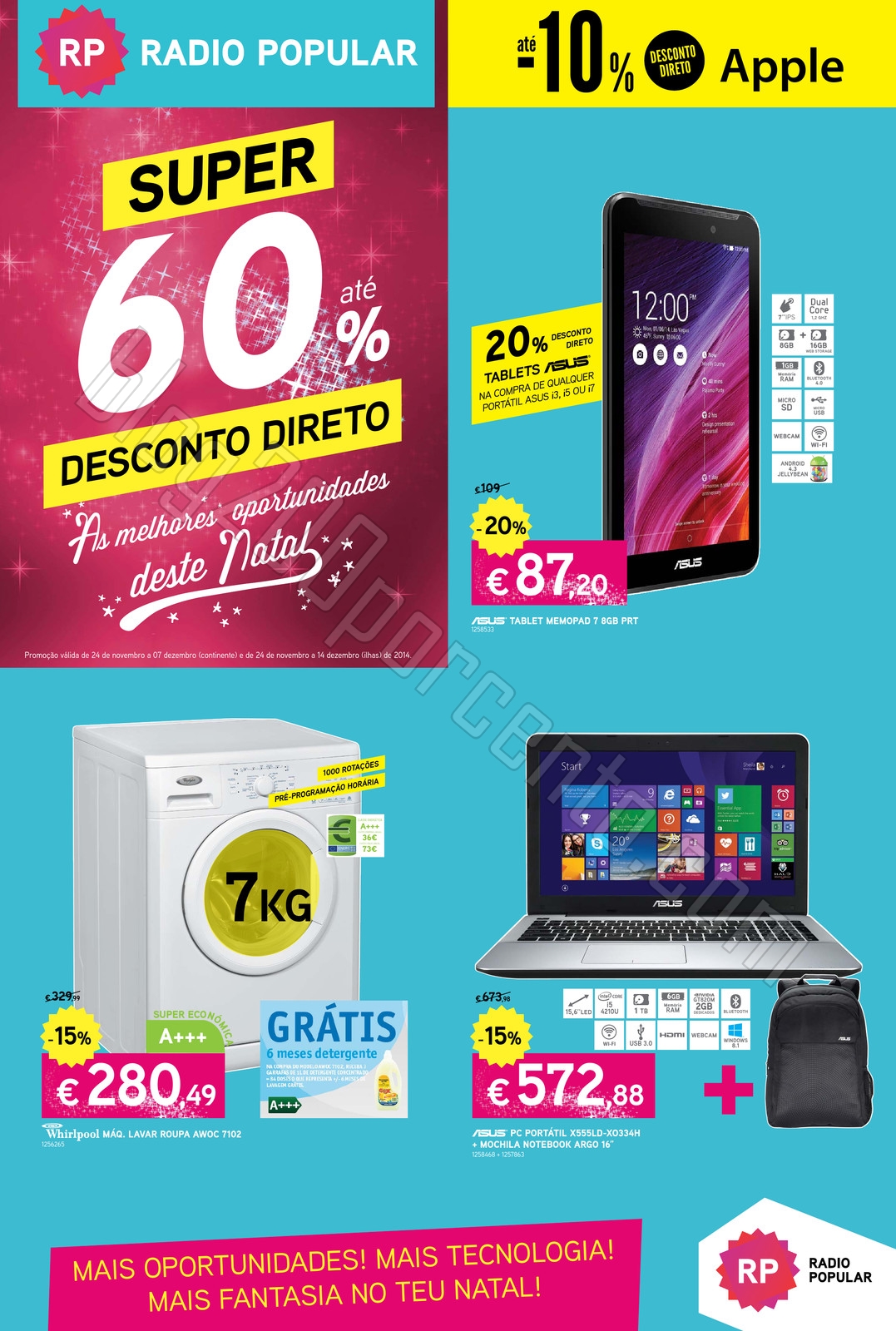 Antevisão Folheto RADIO POPULAR 60% de 24 novembr