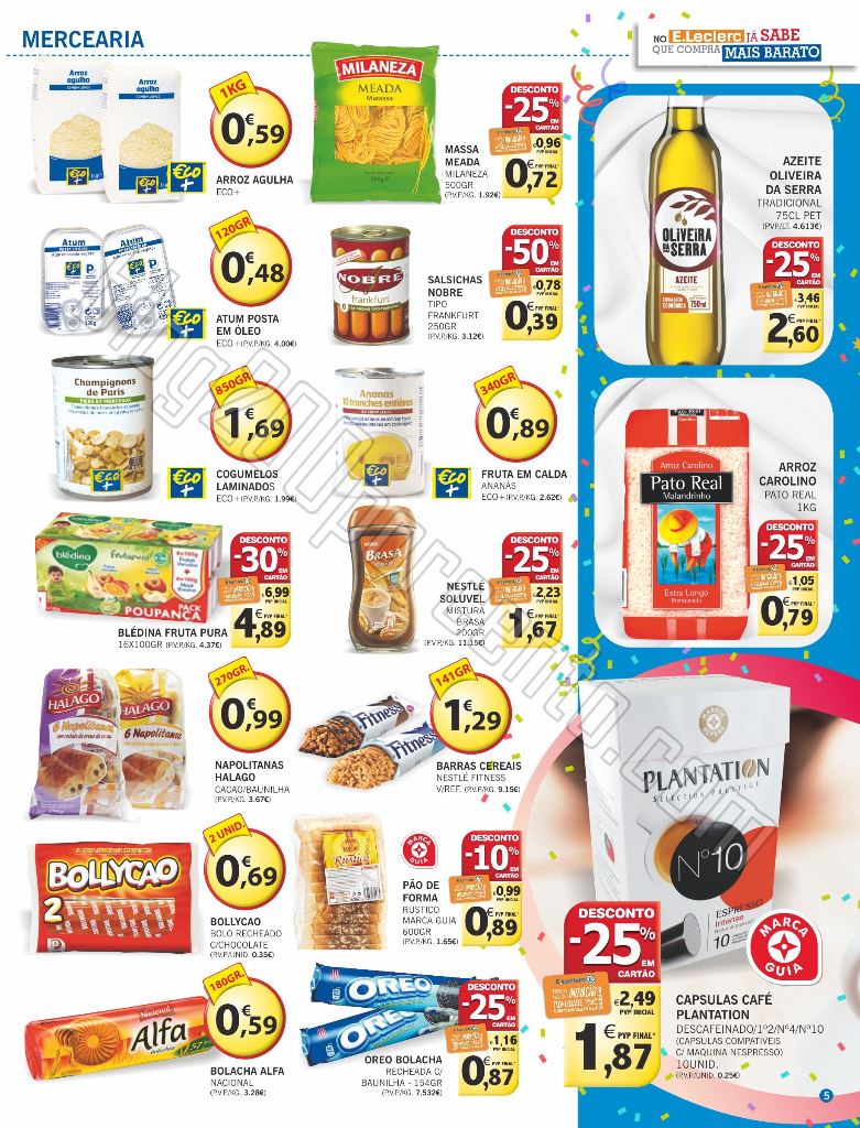 Antevisão Folheto E-LECLERC Lousada de 9 a 17 fev