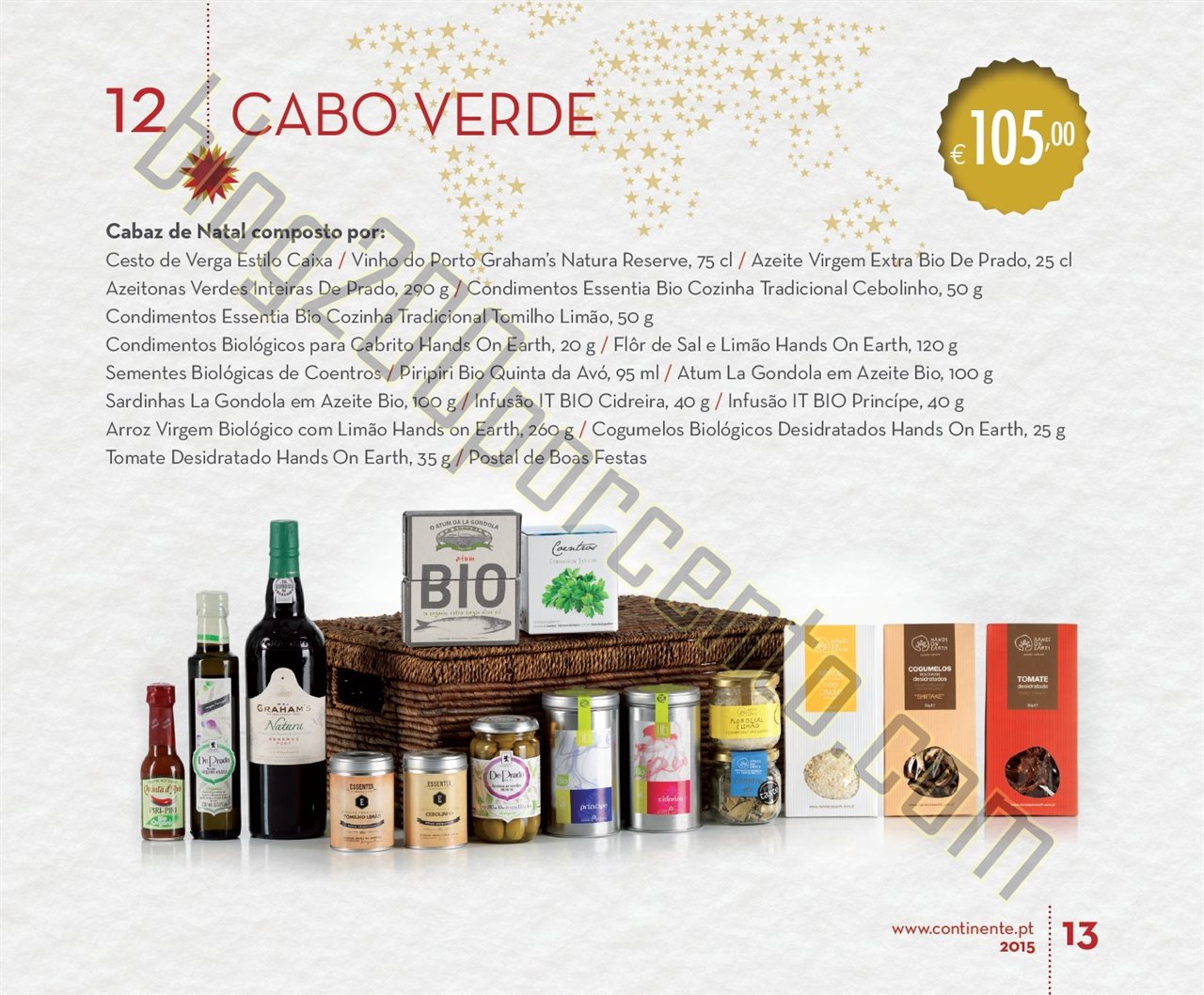 Folheto Natal CONTINENTE Cabazes Natal até 13 dez