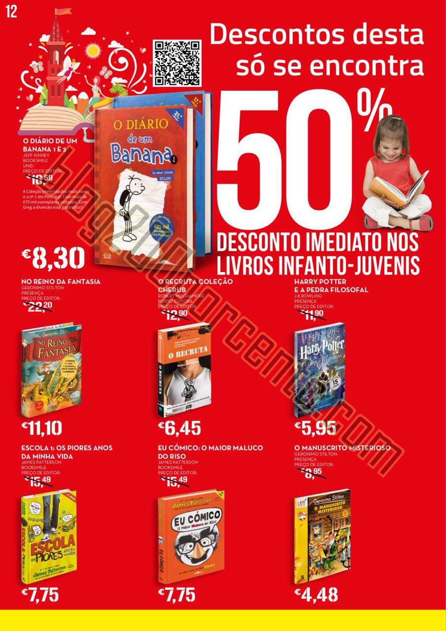 Antevisão Folheto CONTINENTE Feira do Livro de 14