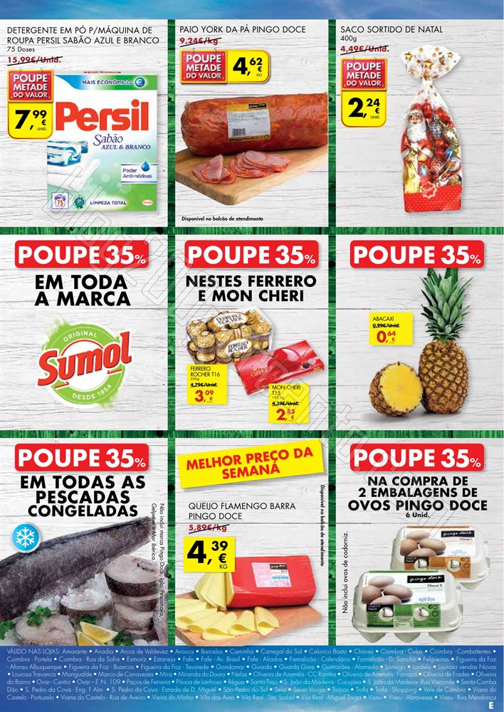 Novo Folheto PINGO DOCE Fim de Semana de 28 novemb