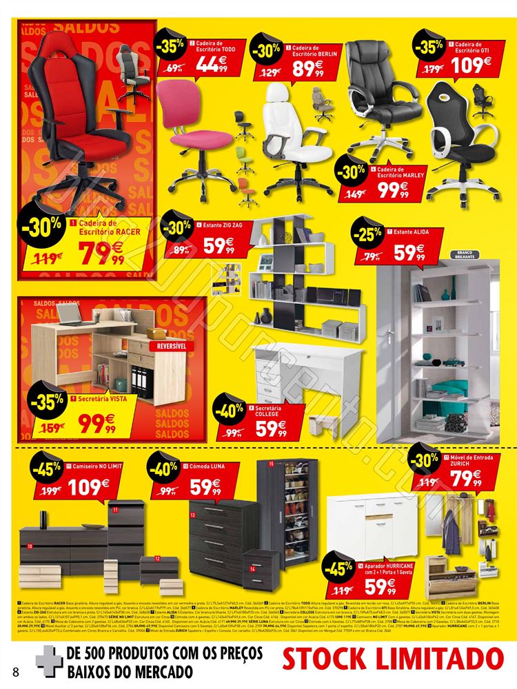 Novo Folheto CONFORAMA Saldos de 2 a 21 janeiro p8