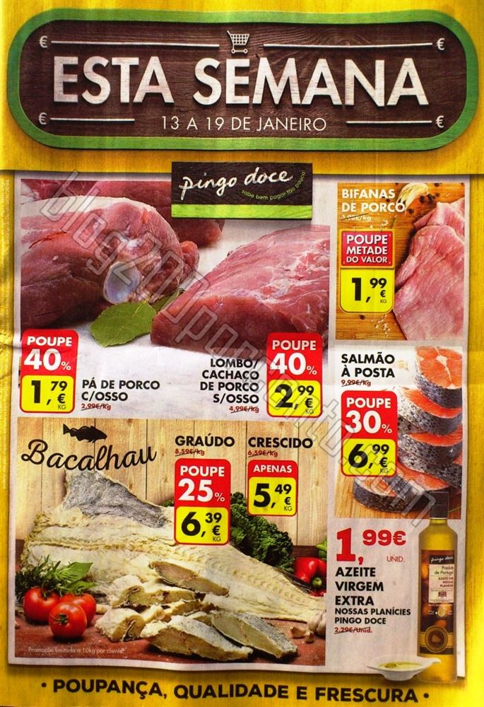 Antevisão Folheto PINGO DOCE Semana de 13 a 19 ja